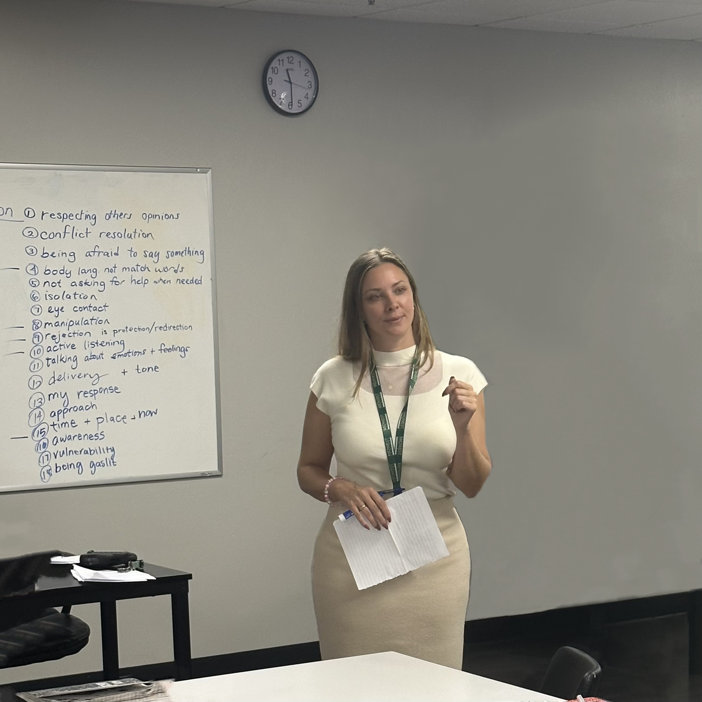 Angela Douglas, professional speaker
